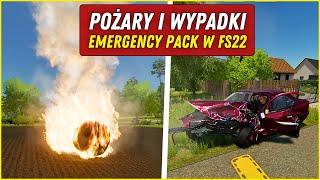 🔥 Pożary wypadki i straż pożarna w FS22 🚒 niezwykły mod już jest dostępny [upl. by Samot]