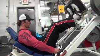 Mike OHearn shows you 3 different ways to do leg presses in Risto Sports lifting shoes [upl. by Beller]