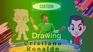 How to draw Cristiano Ronaldo cartoon [upl. by Waugh]