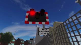 Brancaster North Level Crossing  Northumberland Roblox 12112024 [upl. by Kornher730]