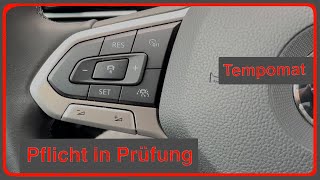 Tempomat für die Praktische Führerscheinprüfung erklärt [upl. by Nauqit]