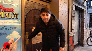 The Broadway Show MEAN GIRLS Fave Jonathan Bennett Walks to SPAMALOT [upl. by Svend]