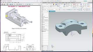 nx12 cad tutorial [upl. by Haibot]