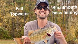 Fall topwater bass fishing on Watauga Lake [upl. by Noman]