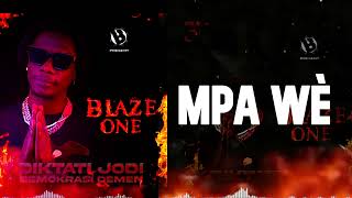 BLAZE ONE  OU PAP KONPRAN MWEN FT BARBIE BELLA LYRICS VIDEO BY RENALDODESIGN [upl. by Merril]