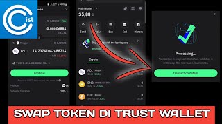 Cara SWAP Token Di TRUST WALLET TukarKoinCrypto [upl. by Jehius]