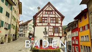 Baden Switzerland  The lively wellness and cultural town [upl. by Amilas]