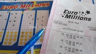 Euromillions  Euromillionen Gewinnzahlen Dienstag 24102017 [upl. by Aisnetroh]