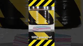 2000 pieces of paper and hydraulic press [upl. by Moritz]