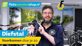 Fiets gestolen Fietsdiefstal kun je voorkomen [upl. by Neleh]