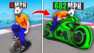 Upgrading SLOWEST to FASTEST Bike GTA 5 RP [upl. by Elkraps]