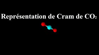 Représentation de Cram de la molécule CO2 avec Chemsketch [upl. by Cavanagh18]