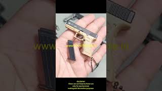 Mini keychain size gun replicas in India ft Glock Beretta amp colt 1911 best for decoration amp movies [upl. by Nosoj]