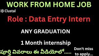 work from home jobdata entry job vacancyonline jobs at home in telugulatest jobsVBCreate20 [upl. by Nereil62]