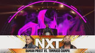 DAMIAN PRIEST C VS TOMMASO CIAMPA WWE NXT WWE 2K24 TQSVERSE [upl. by Refenej]