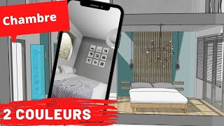 Astuce peinture chambre adulte 2 couleurs évitez ces 3 erreurs [upl. by Harrat]