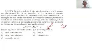 Questão UNESP  Química  Radioatividade [upl. by Gniliem235]