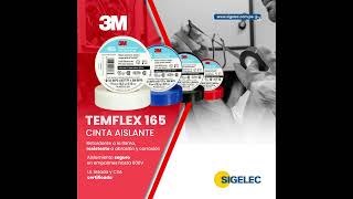 3M Temflex 165 Cinta Aislante [upl. by Atinrahc]