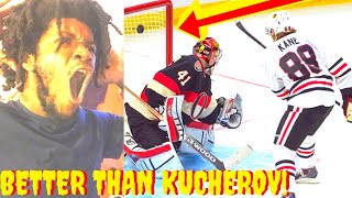 NHL REACTIONHOCKEY REACTION PATRICK KANE HIGHLIGHTS CHICAGO BLACKHAWKS [upl. by Revolc]