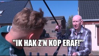 Piet 89 schiet met pistool op buren “Ik laat ze verbrandenquot [upl. by Barclay]