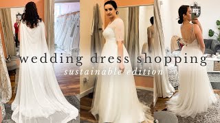 COME WEDDING DRESS SHOPPING WITH ME  Sustainable Preloved Edition [upl. by Antoinetta]