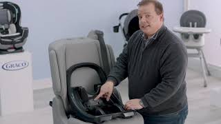 How to Install the Graco® SnugRide® SnugFit™ 35 Infant Car Seat Using Vehicle Seat Belt [upl. by Files719]