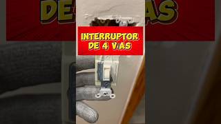 Interruptor de 4 vías 4ways interruptores [upl. by Arrak]