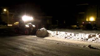 Bobcat Toolcat 5600 Plowing [upl. by Audette]