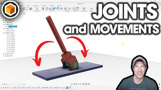 Getting Started with Fusion 360 Part 6  JOINTS AND MOVEMENT [upl. by Divd]