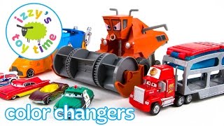 Cars  Hot Wheels and Disney Pixar Cars Color Changers Toy Cars [upl. by Eidas]