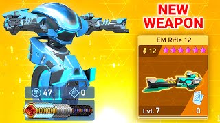 New Weapon  EM Rifle 12 with Killshot  Mech Arena [upl. by Einama]