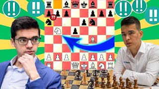 Master Chess Game  16 By Nodirbek Abdusattorov vs Anish Giri [upl. by Pattie]