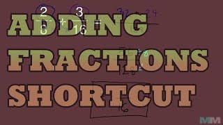 Add Fractions With Different Denominators Shortcut [upl. by Croft449]