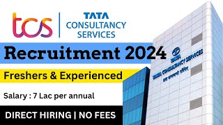 TCS Job Vacancy 2024  New TCS Job offer 2024  TCS Recruitment Tamil [upl. by Urson]