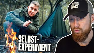 SurvivalExperiment von TOMATOLIX  3 Tage alleine im Wald überleben  Fritz Meinecke reagiert [upl. by Koa]