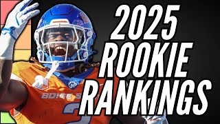 2025 Dynasty Rookie Rankings FIRST LOOK [upl. by Ardnasil520]