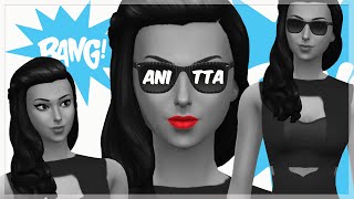 THE SIMS 4 CREATE A SIM  ANITTA BANG [upl. by Madel498]