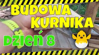 Budowa kurnika z wolierą  dzień 8  gniazda dla niosek [upl. by Nylecaj]