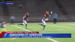 Hardee’s Friday Night Blitz Playoffs Week 1 Quarterfinals  Rustburg at Heritage [upl. by Adiehsar]