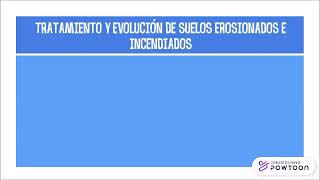 Tratamiento y evolución de suelos erosionados e incendiados [upl. by Arotak]