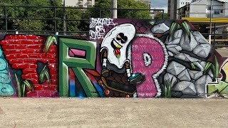 SkatePark Graffiti Design São Hell City [upl. by Tybalt]