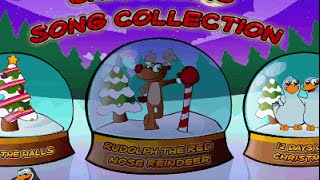 Christmas Songs Collection Nursery Rhymes Games  Rudolph the Red Nose Reindeer Song Game [upl. by Berthe]