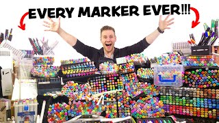 I BOUGHT EVERY MARKER  5000 and USED them ALL [upl. by Linehan778]