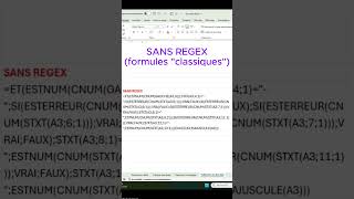 REGEX vs Formule Excel Complexe  Laquelle Choisir  🤔 [upl. by Aihtnamas]