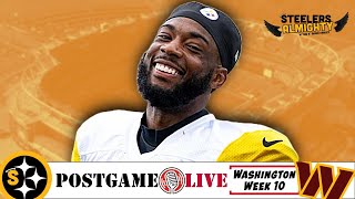 Steelers Outlast CommandersWHEW  Week 10  Postgame LIVE [upl. by Falcone76]