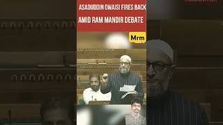 Asaduddin Owaisi fires back amid Ram Mandir debate etnow owaisi trending [upl. by Lussi]