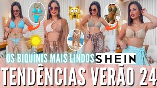 TENDÊNCIAS BIQUÍNIS SHEIN VERÃO 2024 ✨ 🤑 moda praia da SHEIN primavera verão 2024 [upl. by Filiano605]