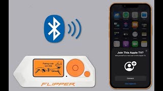 FLIPPER ZERO BLUETOOTH FLOOD ATTACK  iPHONE CRASHED [upl. by Ynaffets]