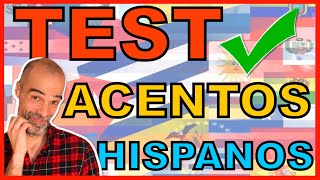 ✅TEST de ACENTOS del ESPAÑOL  TODOS los ACENTOS HISPANOS 💝 [upl. by Reidid923]