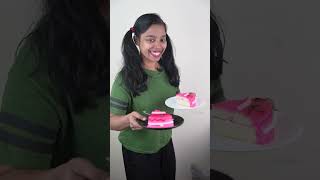 Sister VS Me 🍓 Eating Strawberry Cake 🎂 Behno ki NokJhok 😜 minkutinku shorts comedy funny cake [upl. by Cyn673]